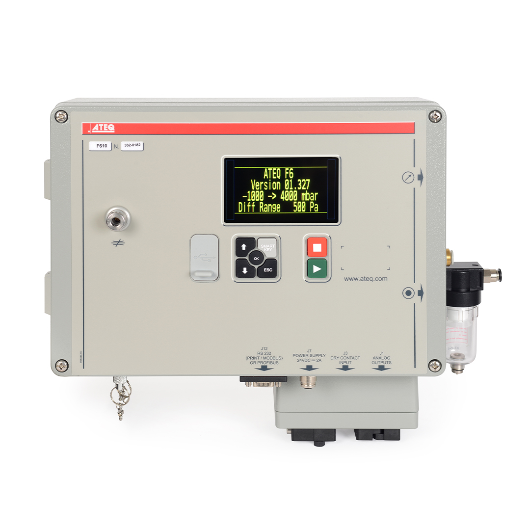 F610- High accuracy pressure decay tester