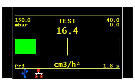 Gas leak real time testing
