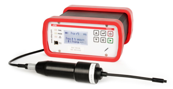 Hydrogen tracer gas tester