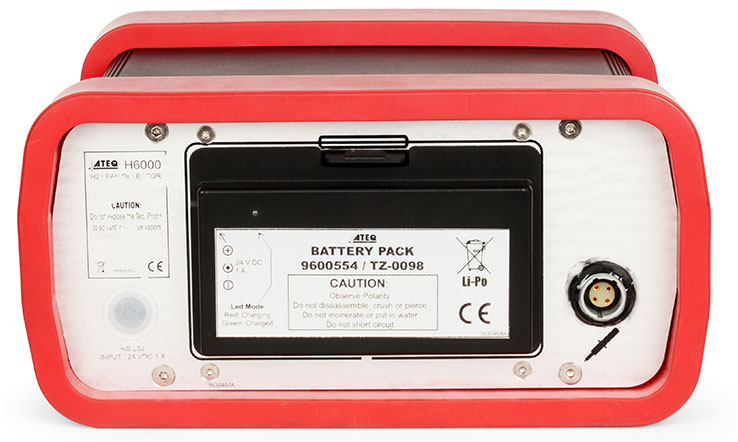 Hydrogen Portable tracer gas tester for battery pack